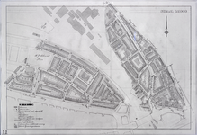 853513 Plattegrond van een deel van de stad Utrecht (het gebied tussen de Busken Huetstraat H.J. Schimmelplein/ ...